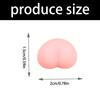 Funny Butt Peach Shaped Stress Ball for Adults Students Office Desk Relaxation Pranks TPR Portable Pink Toy