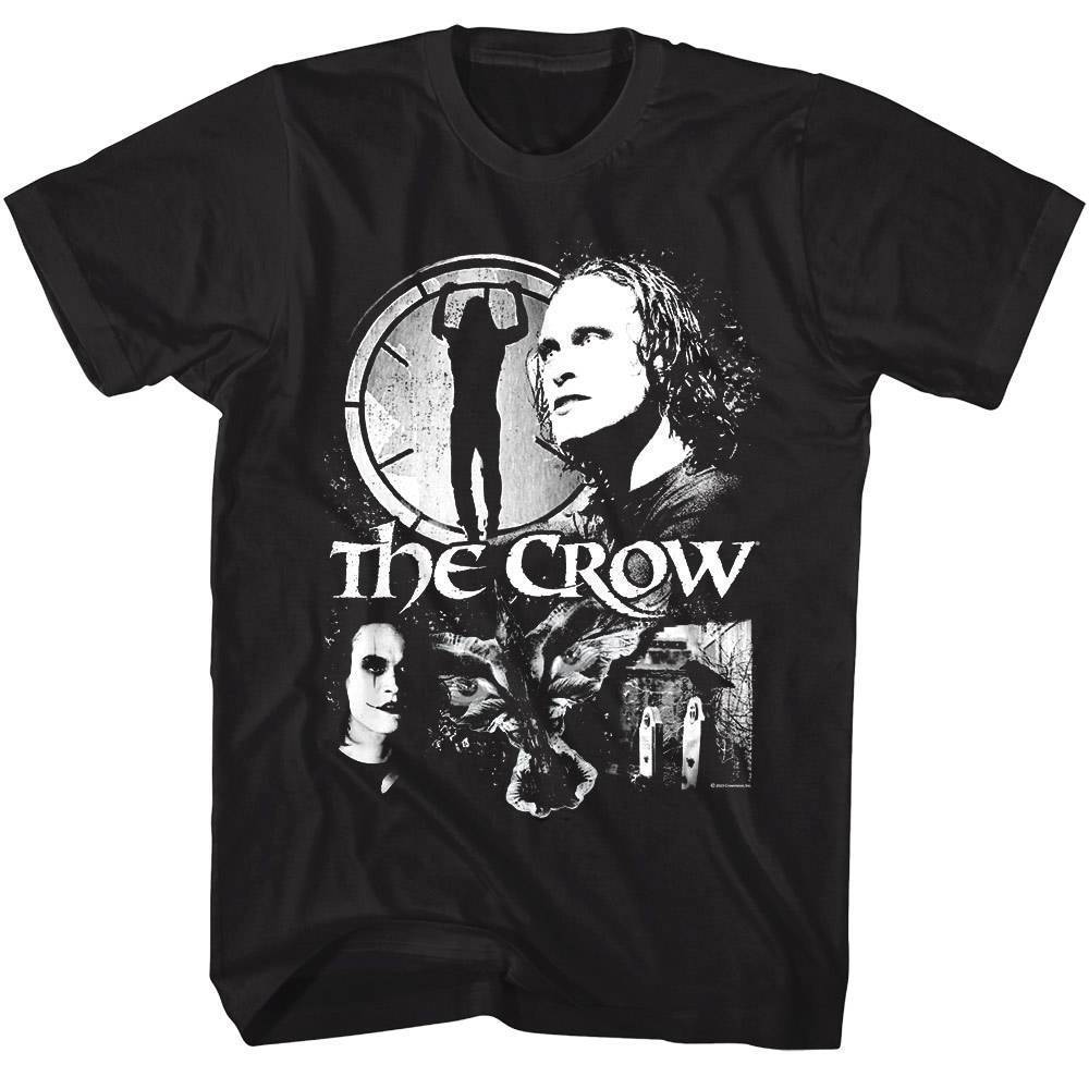 The Crow Movie Montage Men T Shirt Gothic Horror Eric Draven Brandon Lee Death XXL