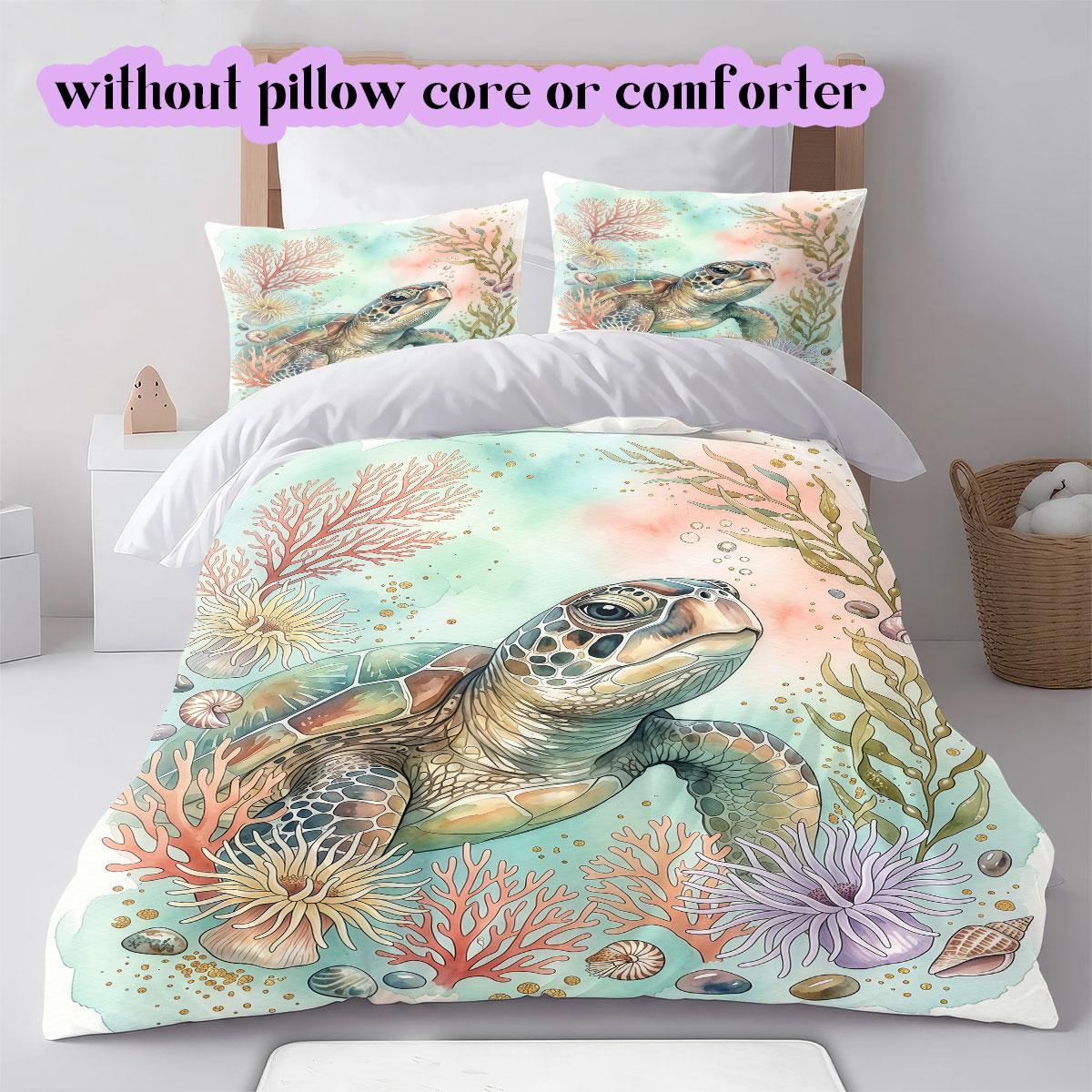 

Watercolor animal painting Pattern Bedding,Quilt Set Quilt Cover Pillowcase Home Birthday Gift (1*duvet cover+2*pillowcase,without core) 135x200cm