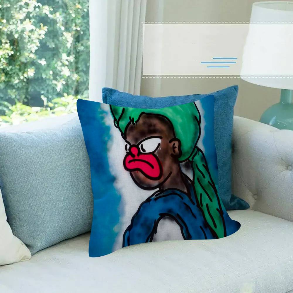 Anime olaolu slawn art Pillow Cushion Cover Pillowcase Living Room Sofa Home Decor Customized