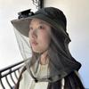 USB Charging Solar Powered Fan Hat Wide Brim Mosquito-proof Hat Universal Fisherman Hat  Summer