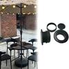 12 Piece Umbrella Hole Cover Set for Patio Use Fits 1 65 Inch Umbrella Poles Suitable for All For Outdoor Tables