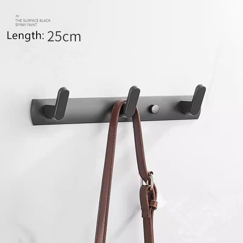 Tuqiu Robe Hook Clothes Hook Gray Towel Hanger Aluminum Bathroom Hardware Kitchen Hook Bathroom Accessories