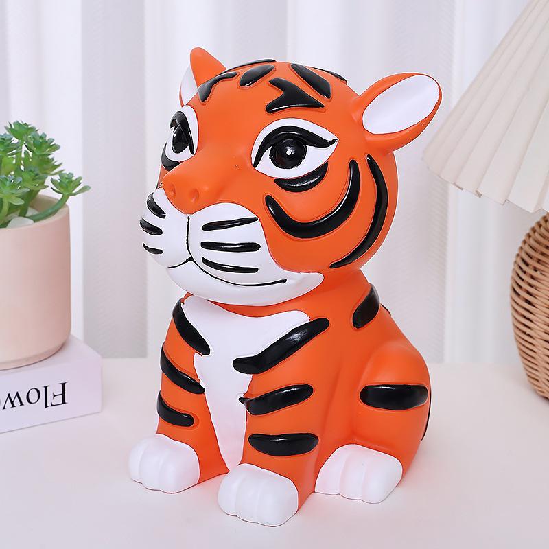 Creative Tiger Piggy Bank: Durable Coin Box & Children's Gift
