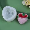 Heart Shaped Silicone Mold Handmade Chocolate Mousse Cake Baking Mold DIY Aromatherapy Candle Mold Valentine's Day Gift Decor