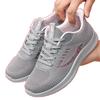 2025 ****** and summer old ******* cloth shoes women's breathable s**t-soled non-slip mother's sports shoes women's casual walking shoes women