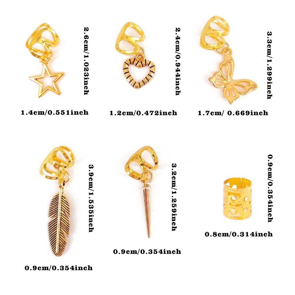 26pcs Hair Braiding Hollow Out Hair Ring Dread Locks Hair Braid Tubes Dreadlocks Beads  Men