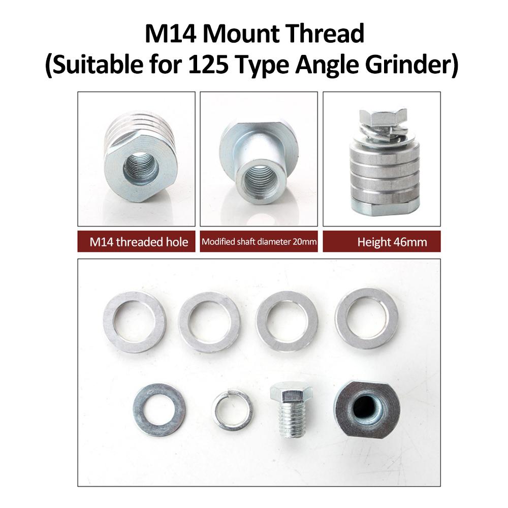 

M10 Angle Grinder to Grooving Machine Adapter Quick Change Slotter Adapter Conversion Head Attachment Angle Grinder M14