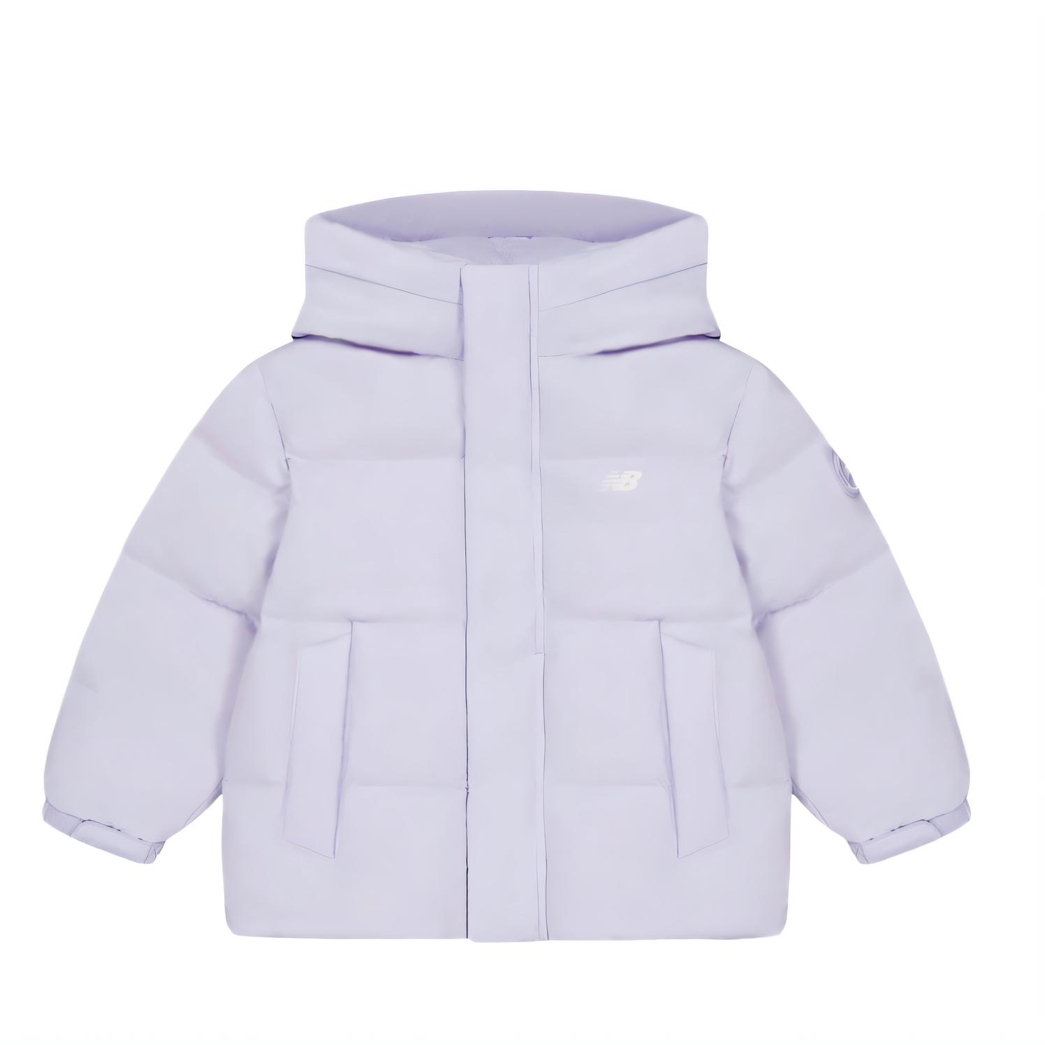 

New Balance Kids Down Jackets Hooded Non Detachable Moderate 7PF4E133-LAV 160