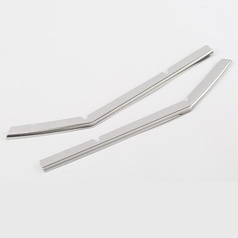 Pro Land Cruiser Prado 150 FJ150 LC200 2016 2017 2018 2 ks/sada Nerezová ocel Přední Spodní Lišta Nárazníku