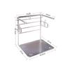 Bag Holder Rack Countertop Sturdy Storage Organizer for Cashiers,