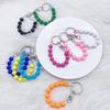 Colorful Beaded Keychain Unique Phone Charm Chain Eye Catching Keyring Decoration Bag Pendant for Various Occasion