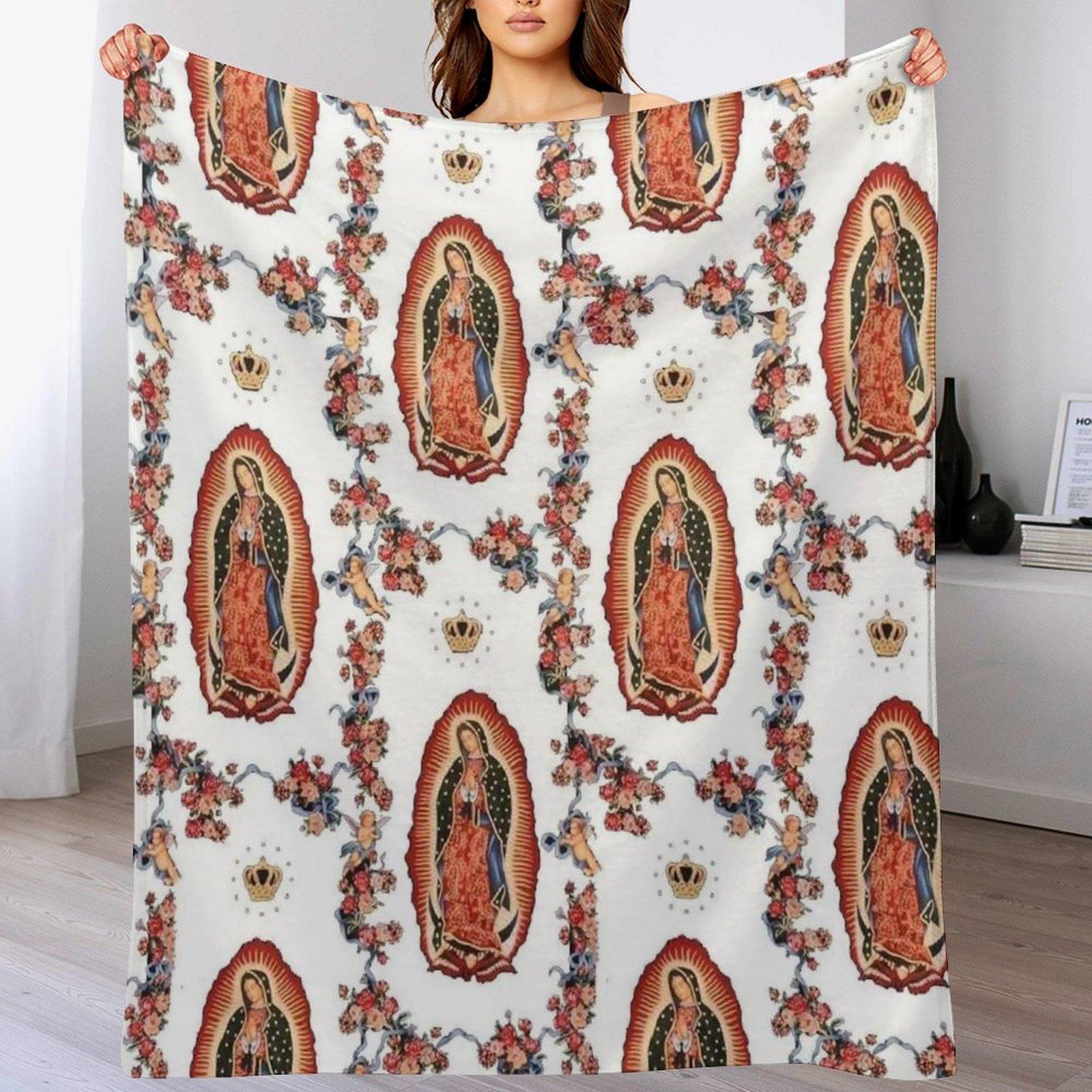 

Customized Sublimation Blanket Soft Flannel Throw Religious Printed 30x40in