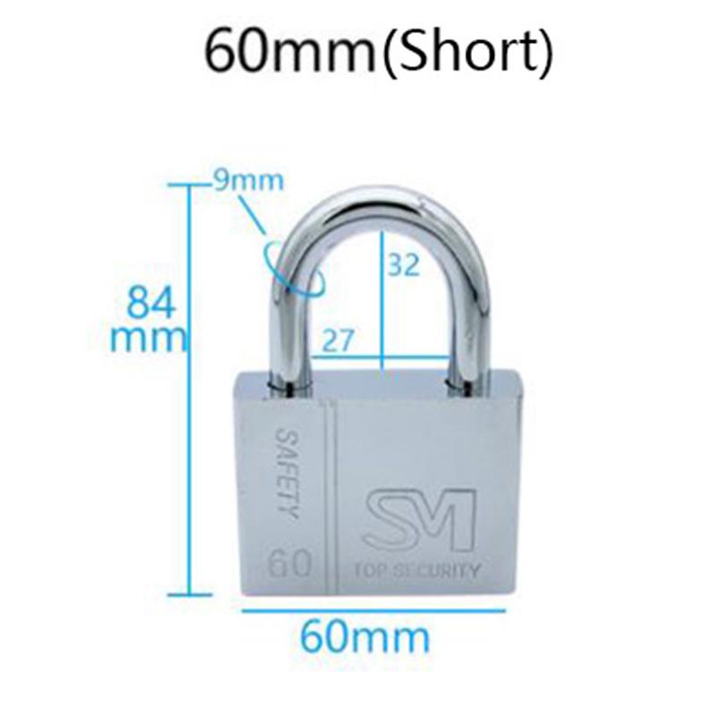 Stainless Steel Padlock Cabinet Outdoor Lock Durable Use Heavy Duty High Security Solid  Door Gate Box Safety