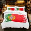 3D Printed Portugal Flag Bedding Set for Boys Girls Duvet Cover And Pillowcase Included Twin Queen King Full Single Double Sizes