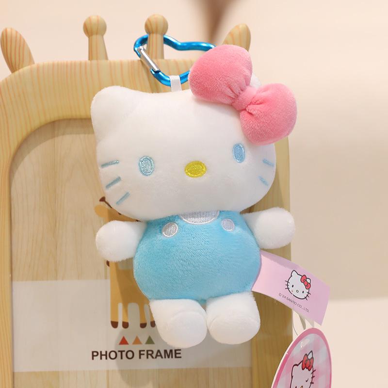 Hello Kitty Plüschpuppe Schlüsselanhänger – Niedliche Katze Schulranzen Anhänger