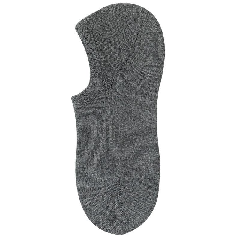 Summer Thin Men's Boat Socks, Anti-pilling and Non-dropping, Solid Color Deodorizing, Sweat-absorbing Invisible Socks, Pure Cotton Socks