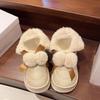 Fashion Winter Cute Bow Chunky Snow Boots for Women Round Toe Plush Woman Shoes Padded Y2k High Quality On Offer 2025 Novelty Footwear