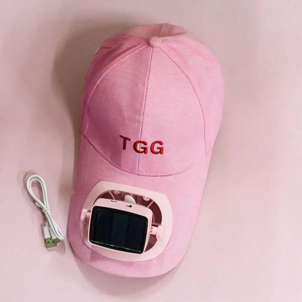 with Cooling Fan Fan Sunhat Solar Charging Sun Protection Cap New Fan Baseball Hat  Outdoor