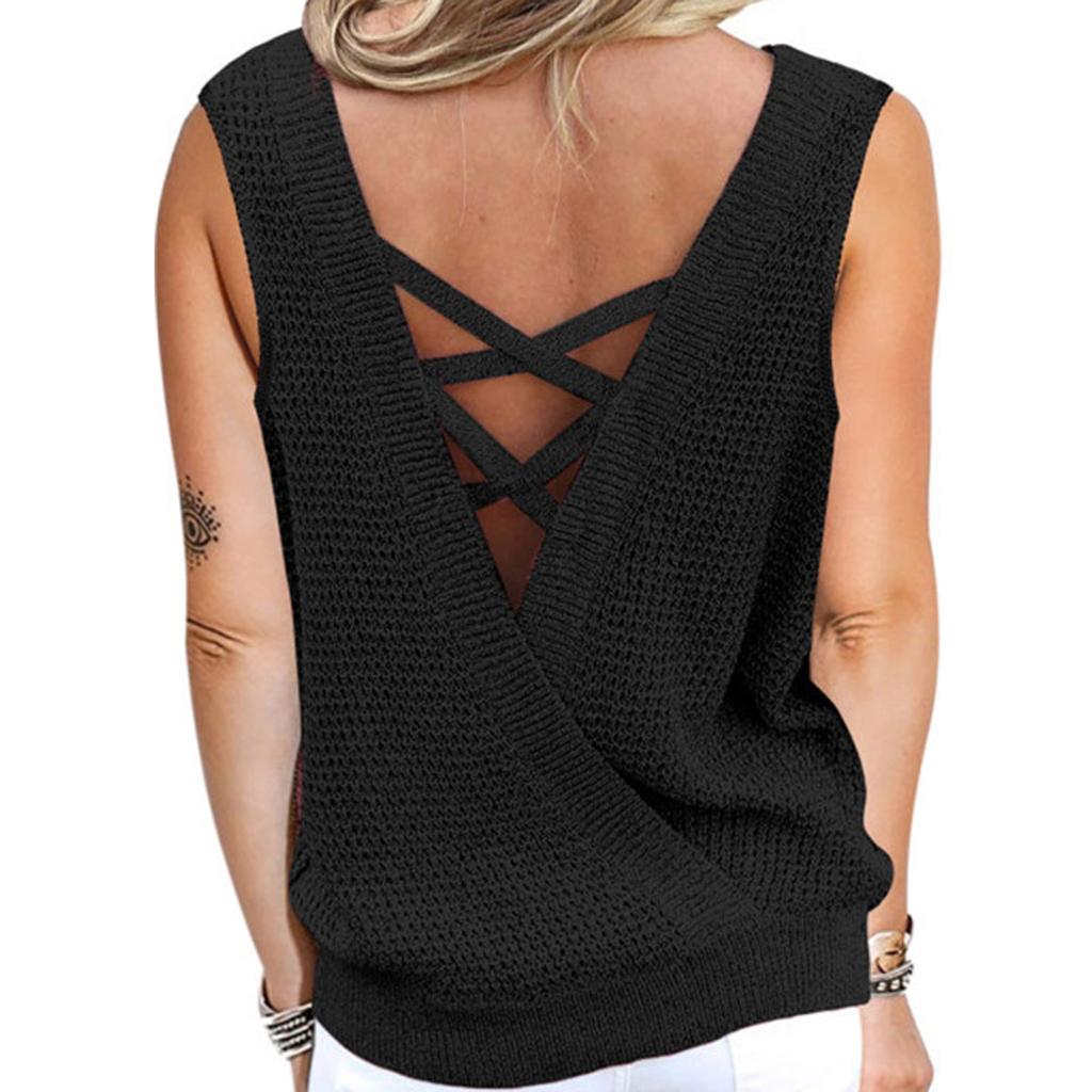 Women's Round Neck Knitted Long Sleeve Color Block Pullover Sweaters S-XXL