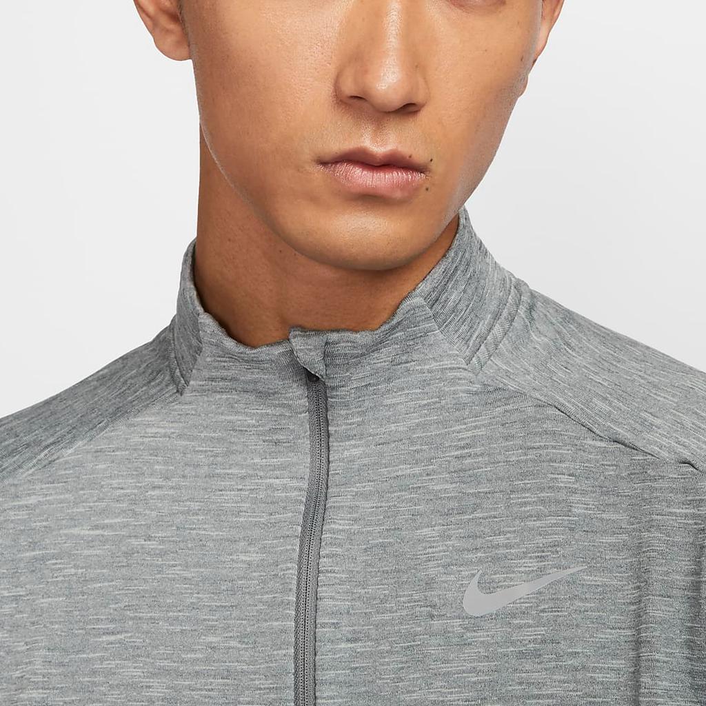 Nike Element Therma-FIT Solid Color Casual Simple Fashion Long Sleeve T-Shirt Men tops Smoke-Gray FZ1150-084