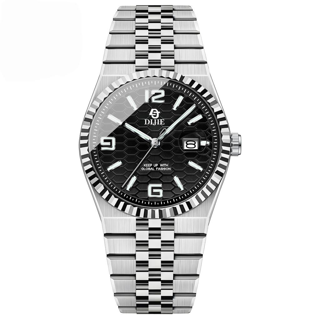 Frühling High-End Business Uhr Herren Vollautomatisch Stahlarmband Konzept Großes Zifferblatt Quarz Uhr