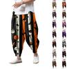 Imprimeu Halloween - Pantaloni Casual cu Picior Larg, Pantaloni Casual Largi pentru Bărbați