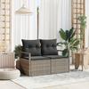 Garden Sofa with Cushions 120 X 62 X 69 Cm Poly Rattan