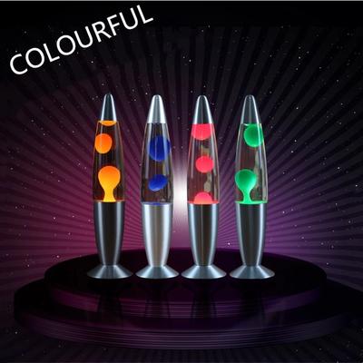 European Style Metal Base Lava Lamp Creative Jellyfish Decoration Light Retro Home Decor Mood Lighting