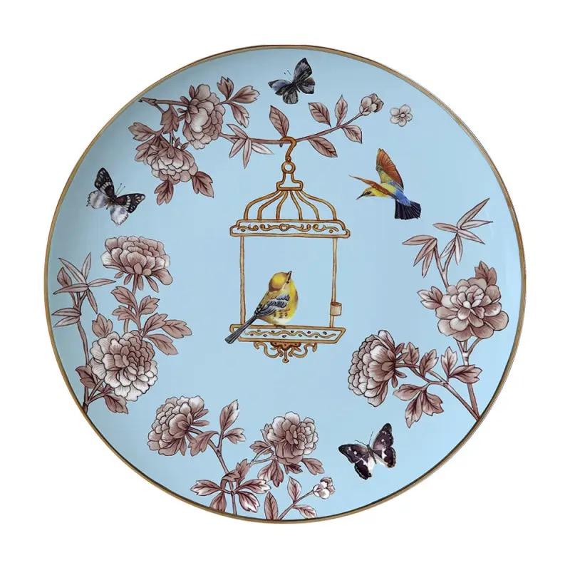 Ceramic Cutlery Set for Western Restaurant, Bone China, Steak Plate, Home Dish Disc, Delicate Pastry Plate, High Quality