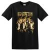 Led Zeppelin Rock Music T Shirt Vintage Band Portrait Guitar Graphic Tee Artwork