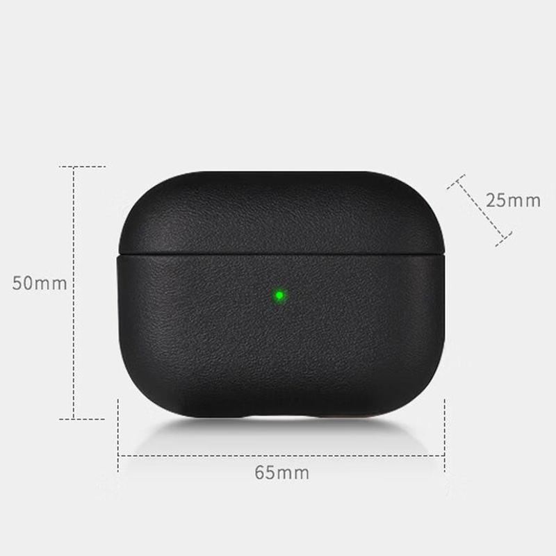 Leather grain Case For AirpPods Pro3 2 Case Airpods 4 3 2 1 AirPods Pro cover Apple Bluetooth Earphone Accessories Protect Machine