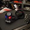 Handlebar Motorcycle Control Switches Assembly for Horn and Turn Signal Use, Replacement Part with Harness