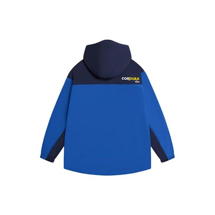 Li-Ning Anti-Wu Series Letter Print Logo Zip Hooded Windbreaker Jacket Men Jackets Indigo Blue AFDSA81-1