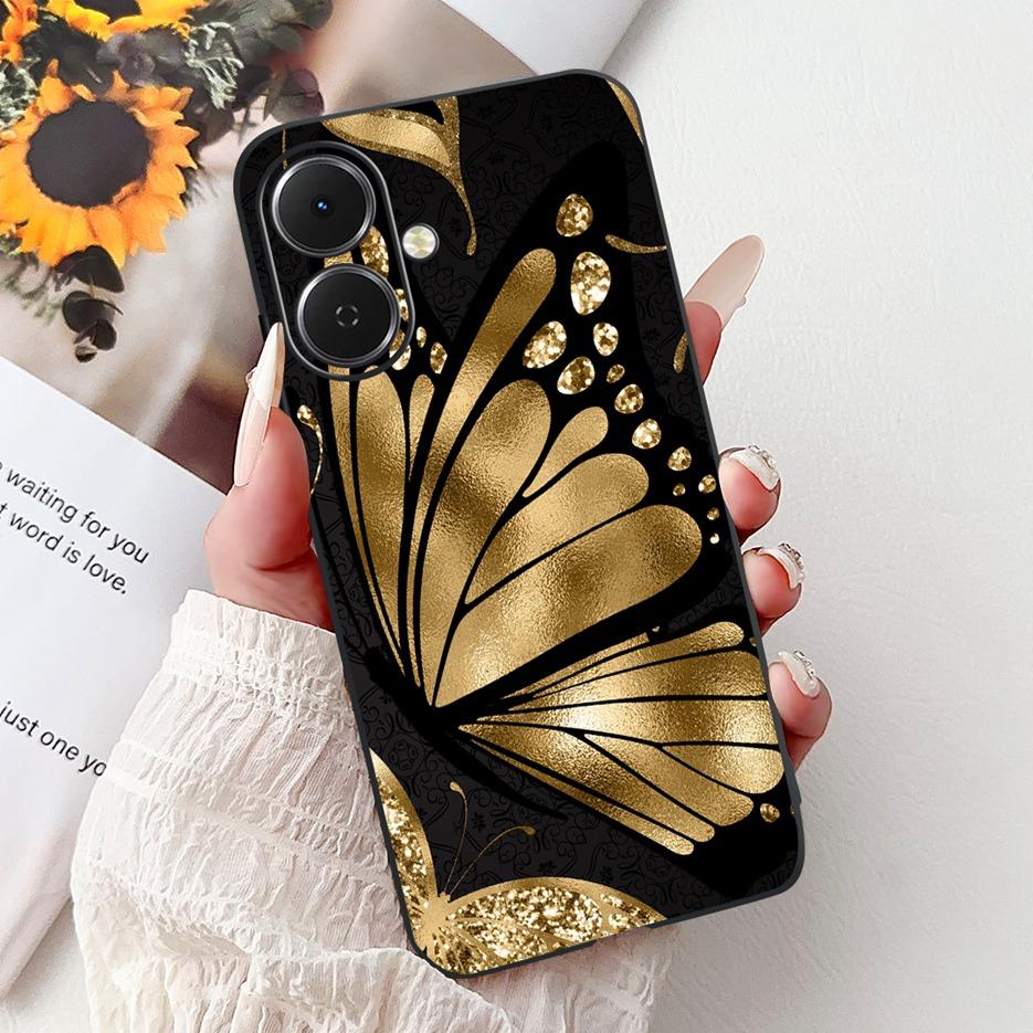 For Tecno Spark GO 2 Case LJ7 Popular Painted Cover 6.67'' Soft Silicone Phone Case For Tecno Spark Go2 SparkGo2 Back Cover Bags