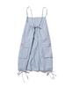Pip Pet Ribbon Volume Sleeveless One-Piece (Sky Blue)