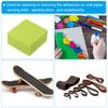 PATIKIL Pickleball Paddle 1 Square Rubber Pickleball Racket Dust Remover Bar Green 5x5x2.5cm Eraser, Piece, Cleaner,