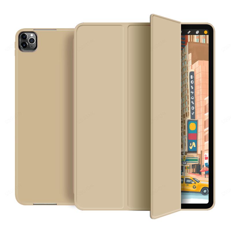 Folio Tablet Hülle für Apple iPad Pro 11 2021 Ladefunktion für Stift Automatischer Schlaf-/Aufwachmodus mit Stifthalter