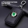 Leather Car Keychain Bag Organizer Key Zipper Case Bag Protection Cover For Skoda S Kodiaq Octavia 2 3 Yeti Karoq Rapid Fabia OO888