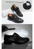 Atmungsaktive Herren-Leder-Sandalen mit Lochmuster (Brogue-Stil) - Sommertrend 2024