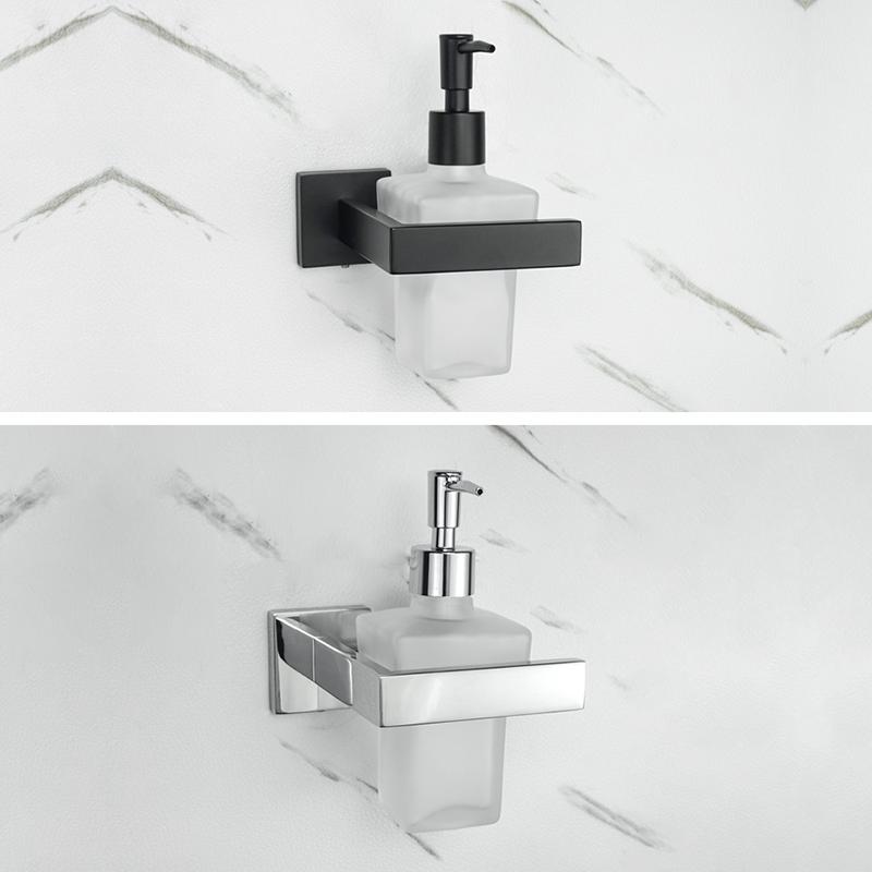 Dozator de săpun montat pe perete, dozatoare de săpun din oțel inoxidabil, detergent de bucătărie, pompă, sticlă, săpun, dozator de perete pentru baie