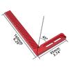 6.3 Inch Woodworking Cross Calibration Ruler Precision Ruler Scribing Marking Gauge Aluminum Alloy Height Gauge Measurement Tool