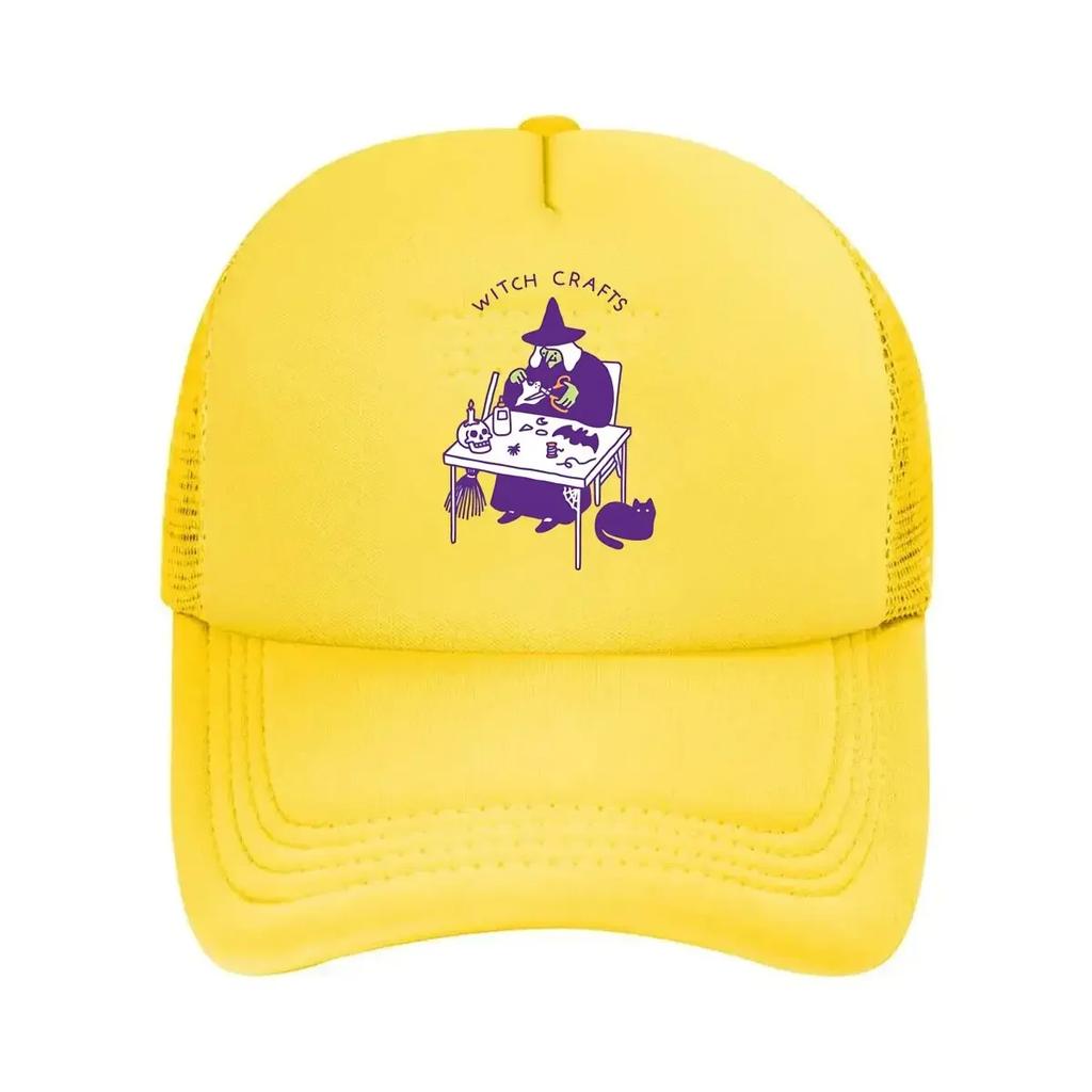 Witch Crafts Sticker Mesh Baseball Cap
