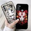 Samurai Oni Mask Case for Motorola Moto G60 G9 Power Lite G31 G32 G200 G52 G72 G50 G30 G51 G71 5G G22 Cover TPU Soft