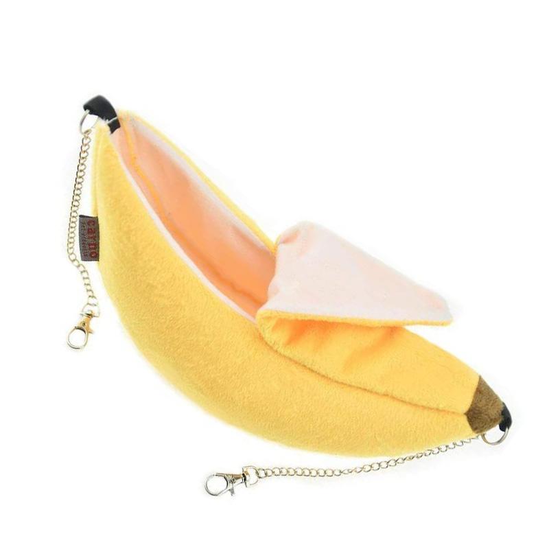 

Аксессуары для домашних животных, кровать-банан, кровать для хомяка, гамак, кровать для маленьких животных, клетка-гнездо, аксессуары для хомяка жёлтый