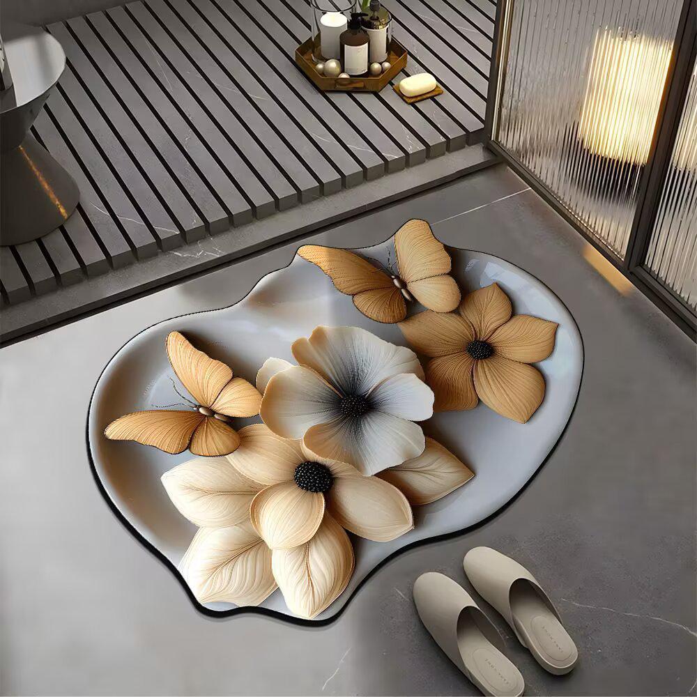 Diatom Mud Stain-Resistant Quick-Dry Bathroom Mat