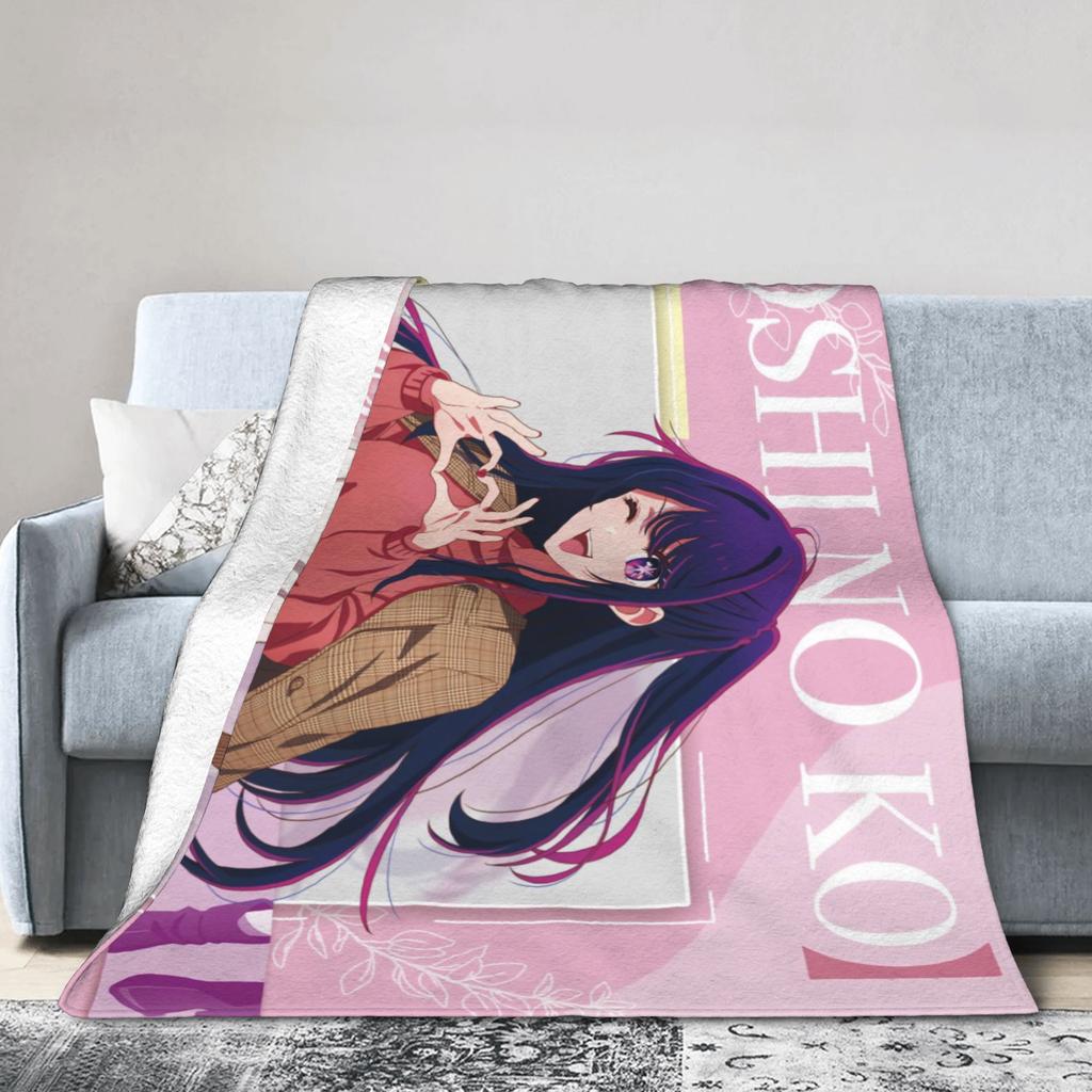 Anime Oshi No Ko Kana Arima Super Soft Blankets  Child Plush Bedding Throws Novelty Living Room Flannel Bedspread Sofa Bed Cover