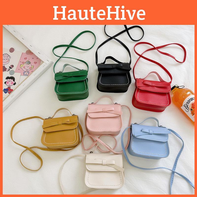 Versatile Bow Cute Accessory Crossbody Bag Kids Waterproof Mini Shoulder Bag