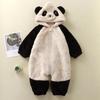 Panda Rabbit Pattern Baby Romper Pajamas 0-24months Toddler Outfit  Boy Girl