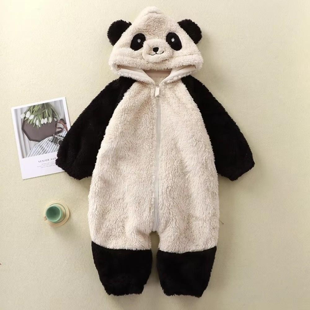 Panda Rabbit Pattern Baby Romper Pajamas 0-24months Toddler Outfit Boy Girl